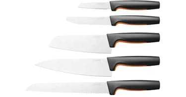 Få Fiskars knivsett i 5 deler i velkomstgave